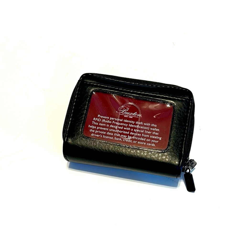 New Never Used Buxton RFID Card Wallet. Non leather materials.